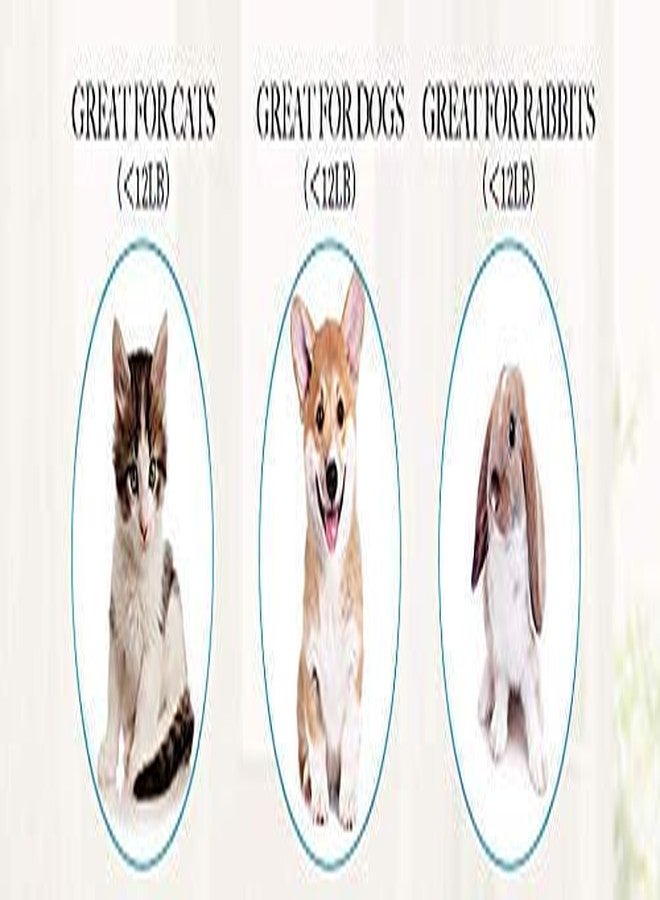 Sage Square Jumbo Collapsible Portable Sleeping Bag Exercise 3 Way Tunnel with Hanging Ball for Cat/Kitten/Puppy/Dog (Pink) - Image 4